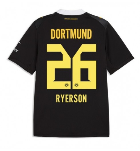 Borussia Dortmund Julian Ryerson #26 Vieraspaita 2026-27 Lyhythihainen Borussia Dortmund Julian Ryerson #26 Vieraspaita 2026-27 Lyhythihainen